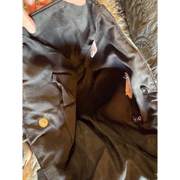 America and Beyond Embellished Tote Tassel Green And Black Beach Travel EUC - Picture 16 of 16